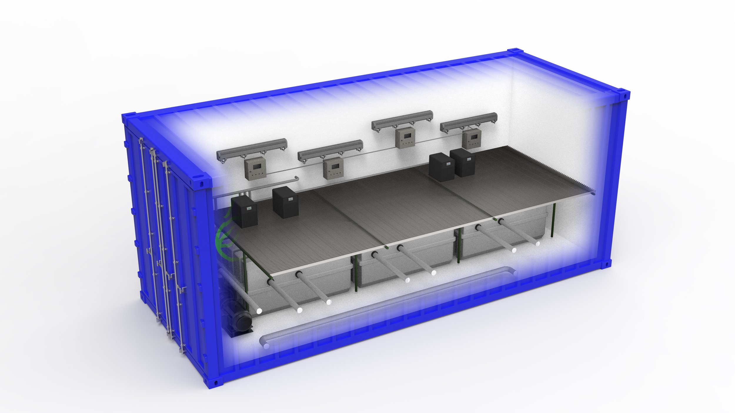 A cross section of the MEP showing the advanced technology inside